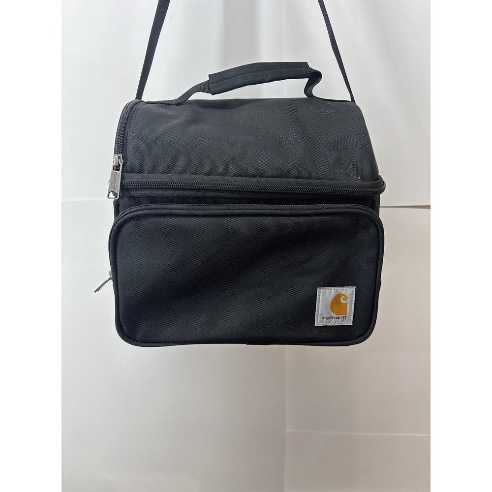 Carhartt black lunchbox (9x10) insulated with Strap